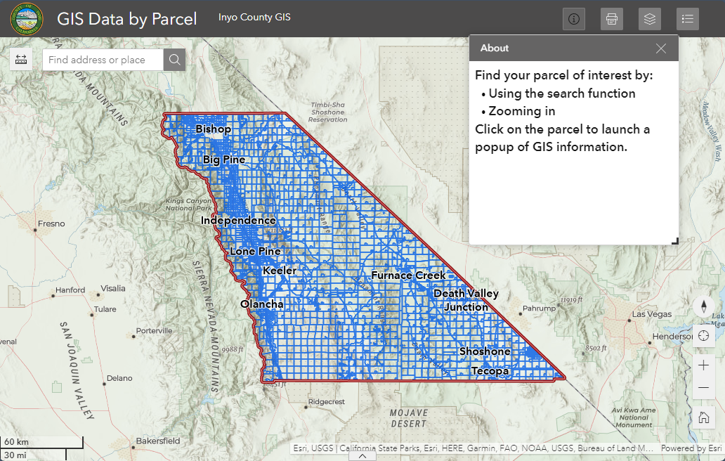 Public Maps Inyo County California 2023 10 19 13 38 31 GIS Data By Parcel